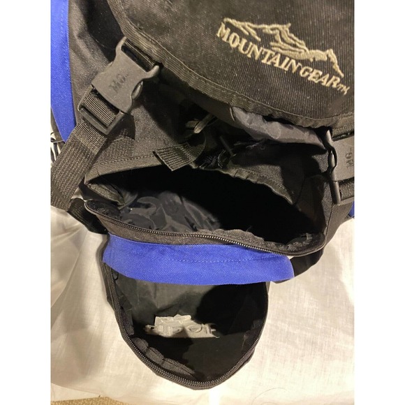 Mountain Gear Tibet 55 Backpack Black Mountaingear Canvas 21"x10" - Picture 3 of 13